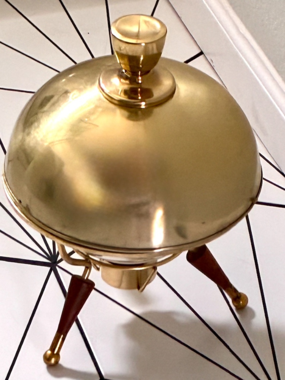 Pyrex Atomic Chafing Dish
